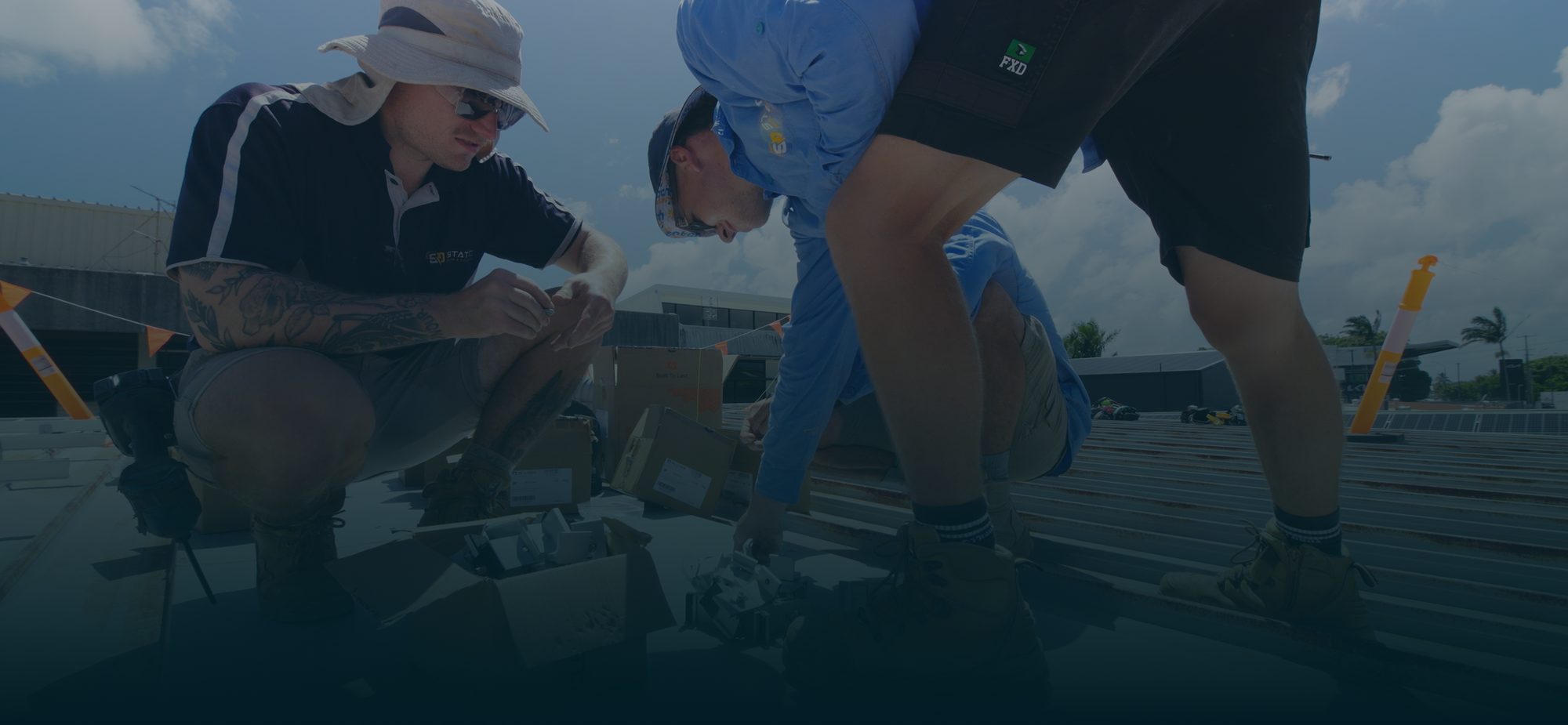 The Nickel Energy team working across the Lismore region